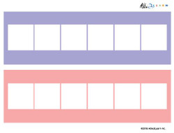 Blank Speech Exchange Strip- 6 Piece Card - 5 Pages